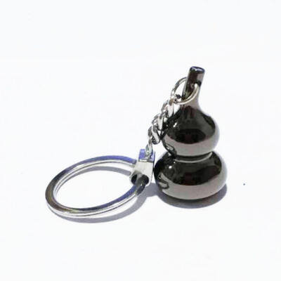 

Chinese Traditional Good Luck Gourd Keychain Mini Keyring Lucky Pendant Car Keys Ornaments