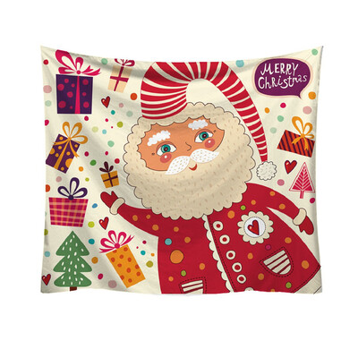

Tailored Christmas Fashion Tapestry Cartoon Pattern Style Decorative Tapestry Home Decor