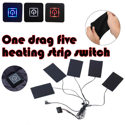 

〖Follure〗Electric Heating Pads Thermal Clothes Heated Jacket Outdoor Mobile Warming Gear
