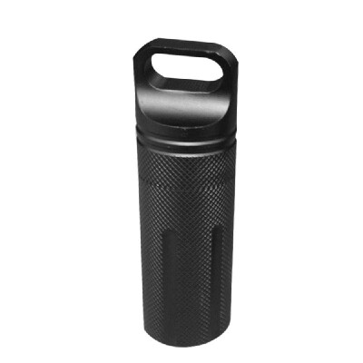 

Strong Metal Outdoor Waterproof Emergency First Aid Survival Tool Safety Bottle Camping Medicine Box