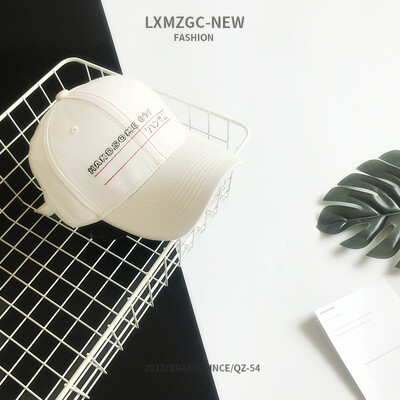 

hat&women Korean style white hat summer baseball cap ulzzang mens tide mens sun hat