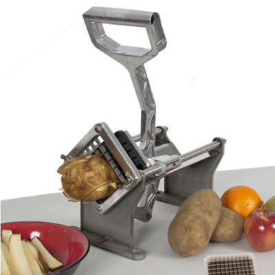 

French Fry Cutter Fruit Vegetable Slicer Potato Fruit Vegetable Cutter Slicer with with 14 25" 12 Wedge Blades