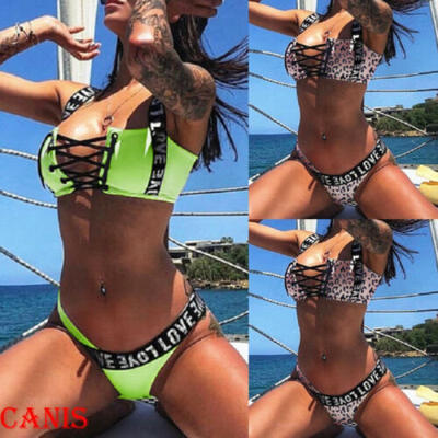

Sexy Womens Summer Swimwear Bikini Set Push-up Padded Bra Bathing Suit Swimsuit