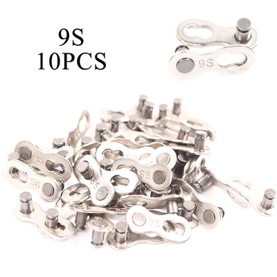 

10Pcsset Stainless Steel Bike Chain Master Link Joint Connector 6-11 Speed