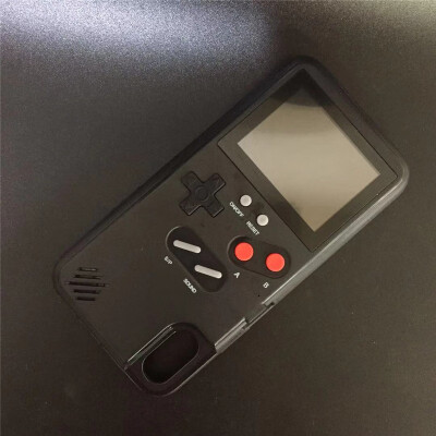 

Full Color Display Game phone Case for iPhone  Max Xr X TPU Frame  Max Game cover for iPhone 6 7 8 Plus  Max Xr Funda Capa