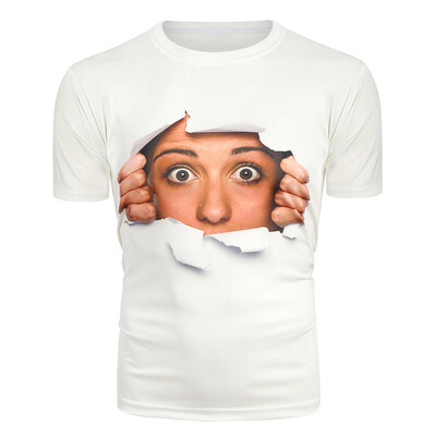 

3D Face Print Short Sleeves Tee