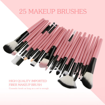 

Gobestart 25pcs Cosmetic Makeup Brush Blusher Eye Shadow Brushes Set Kit