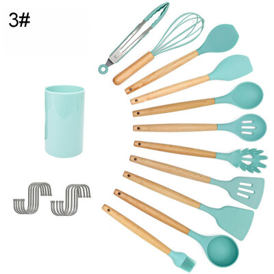 

11PcsSet Silicone Spoon Shovel Kitchen Utensils Nonstick Cooking Baking Tool