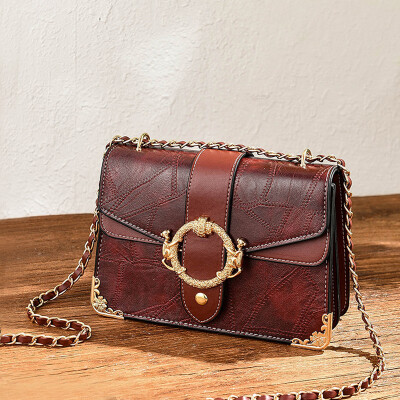 

On the new female tide Korean version of Joker small square bag fashion chain bag shoulder Messenger bag leisure