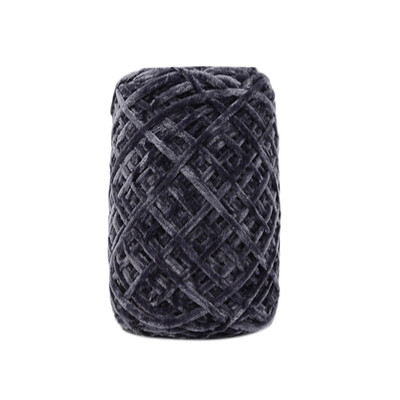 

Toponeto 100g Gold Velvet Yarn Roving Scarf Knit Wool Yarn Thickness Warm Hat Household A