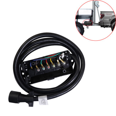 

Tailored RV 7 Way Plug Inline Pre-Wired Trailer Cord Junction Box With 8ft Cable Wire