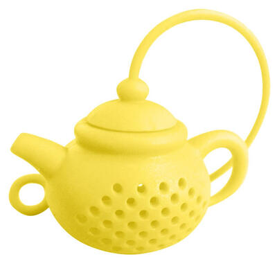 

Teapot Shape Tea Strainer Silicone Tea Bag Infuser Leaf Filter Diffuser