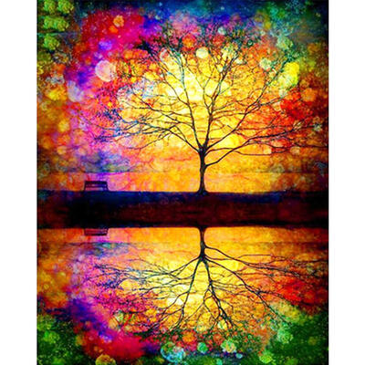 

5D DIY Full Drill Diamond Painting Gorgeous Tree Cross Stitch Embroidery