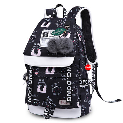 

Womens Backpack Casual Canvas Bag Laptop Bag Travel Bag