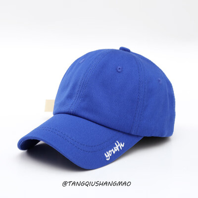

Spring&summer Korean version of the new hat side YOUTH embroidered baseball cap outdoor sun visor smiling face Cap tide