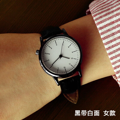 

Womens watches waterproof fashion 2019 new Korean version of the trend simple Mori big dial mens watches lovers watches