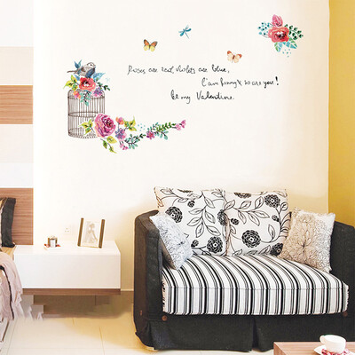 

〖Follure〗Removable Art Mural Plant Pot Fresh Home Living Room Renovat Decor Wall Sticker