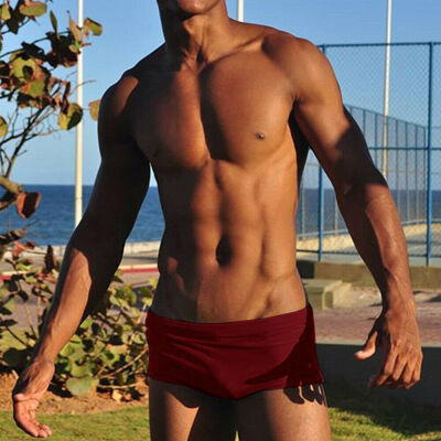 

Mens Swim Shorts Beach Swimwear Swimming Trunks Underwear Boxer Briefs Pants