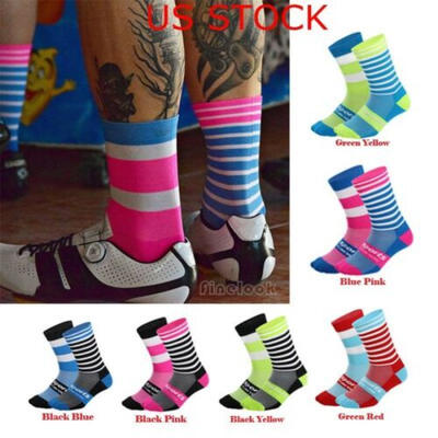 

New Cycling Socks Men Running Sports Breathable Socks Outdoor Gym Jogging Women