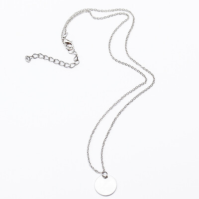 

New Fashion Shiny Gold Color Sequins Coin Pendant Women Choker Necklace Bohemian Short Chain Collares Necklace Jewelry Girl Gift