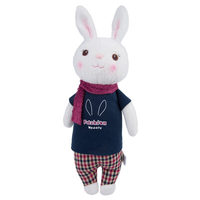 

Metoo Sweet Stuffed Cartoon Bunny Design Babies Plush Toy Doll for Kids Birthday Christmas Gift