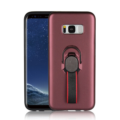 

Phone Ring Case Samsung Galaxy S8 S8 Magnetic Stand Cover Samsung S8 Plus SM G950FD G950F G955FD G955F Hybrid TPU Bumper Case