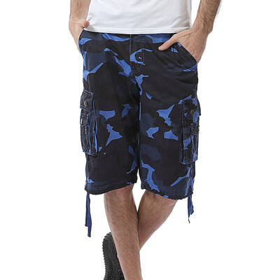 

Gobestart Mens Casual Camouflage Pocket Beach Work Short Trouser Cargo Shorts Pant