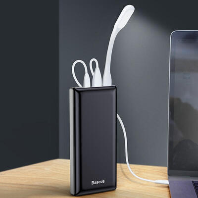 

Baseus Mini JA 30000mAh Fast Charge Power Bank 5V 3A Portable External Battery Pack