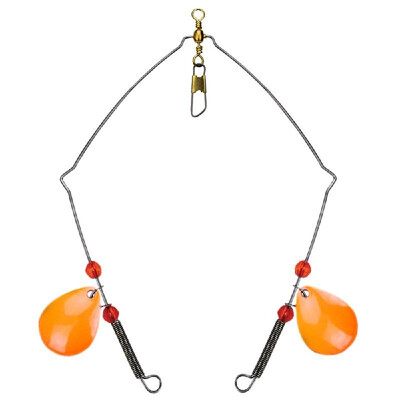 

Anti-tangle Steel Wire Balance Bracket Sea Fishing String Rig with Swivel Sequins