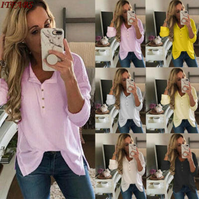 

Women Ladies Pullover Long Sleeve Tops T-Shirt Loose Casual Blouse Shirt Clothes