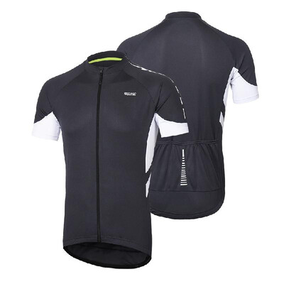 

Arsuxeo Men Cycling Jersey Half Sleeve Biking Top Outdoor Sport Wear Bike Shirt