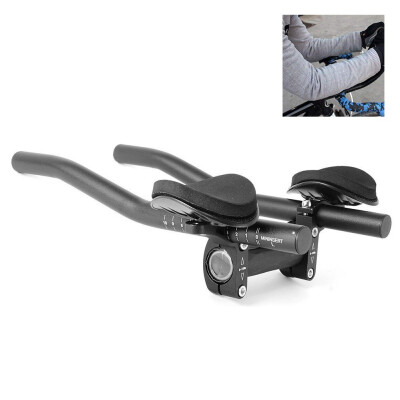 

1 pcs Road Bike Handle Bar Rest Handlebar Aluminum Alloy Bicycle Black Split Bar