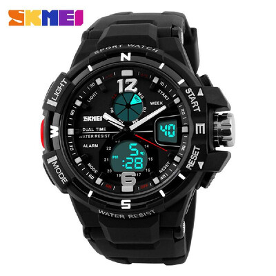 

SKMEI Hot Sale Fashion Man Wristwatch Mens Sport Watch Water Resistant Rubber Strap Students Watches