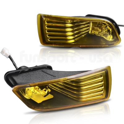 

for 2005-2010 Scion TC Yellow Fog Lights Front Bumper LampsSwitchWiring PAIR1 Year warranty