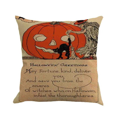 

〖Follure〗Halloween Ghost Pillow Case Sofa Waist Throw Cushion Cover Home Decor