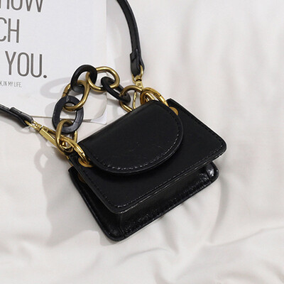 

New 2019 Korean version summer handbag red envelope acrylic thick chain slanted small bag tide