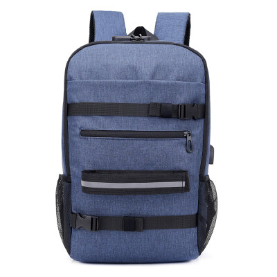 

Anti-theft Skateboard Backpack Laptop Backpack College Backpack Travel School Bag with Lock&USB Port