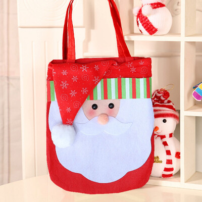 

Santa Claus Elk Snowman Christmas Bag Christmas Decoration Supplies Festive Party Supplies Christmas Handbags Christmas Decoration