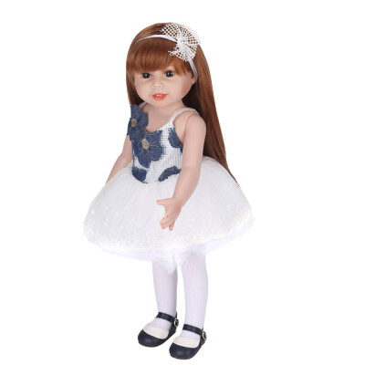 

Tailored Lifelike Girl Doll Baby Doll Cute 45cm Doll Kids Girl Playmate Birthday Gift