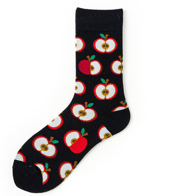 

Cute Fruit Pattern Cotton Hosiery Socks Fashion Art Painting Knitted Sport Skateboard Socks Funny Harajuku Socks Women Happy Socks