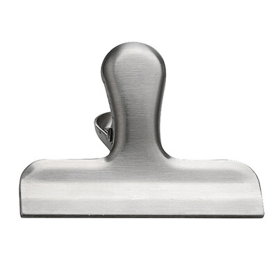 

1PCS Durable Metal Chip Bag Clips Stainless Steel Kitchen Set Food Storage New