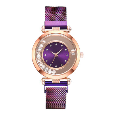 

Korean version of the trend of personalized diamond ladies watch ball rhinestone dial watch fashion new watch