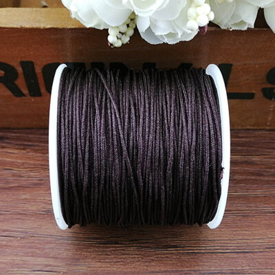 

1Pc 45M Nylon Cord Thread Chinese Knot Macrame Cord Bracelet Braided String Diy 17 Colors