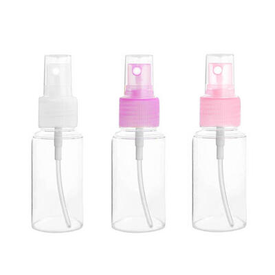 

3050100ml Clear Perfume Refillable Travel Lotion Liquid Spray Pump Bottle
