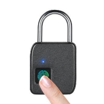 

Smart Fingerprint Lock USB Rechargeable Keyless 10 Groups Fingerprints IP65 Waterproof Anti-Theft Security Padlock Door Luggage Ca