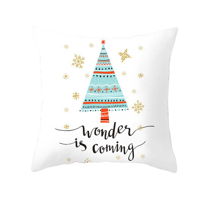 

Christmas Cartoon Pillowcase Sofa Xmas Cushion Cover Throw Home Decor Pillow Case Gift