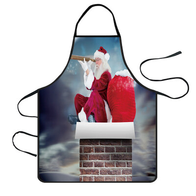 

Tailored Christmas Decoration Waterproof Apron Kitchen Aprons Dinner Party Apron