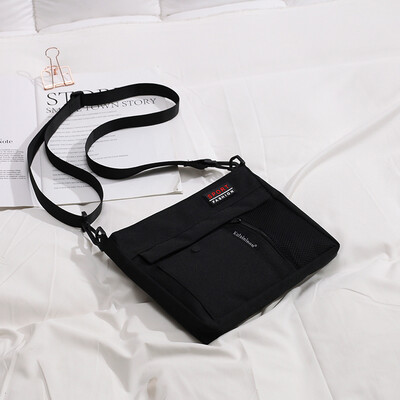

Small bag female new 2019 summer fashion wild ins canvas bag slung Korean casual bag shoulder bag