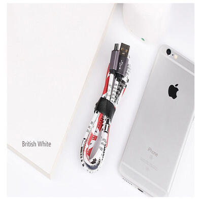 

Data Cable For Apple Android Mobile Phone Universal Camouflage Leather Data Cable-1m Apple