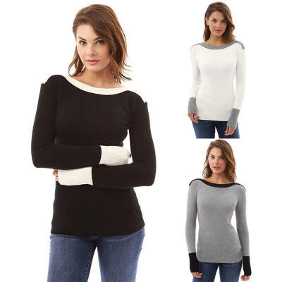 

Women Blouse Winter Casual Loose Long Sleeve Blouse Tops Casual T-shirt Hot